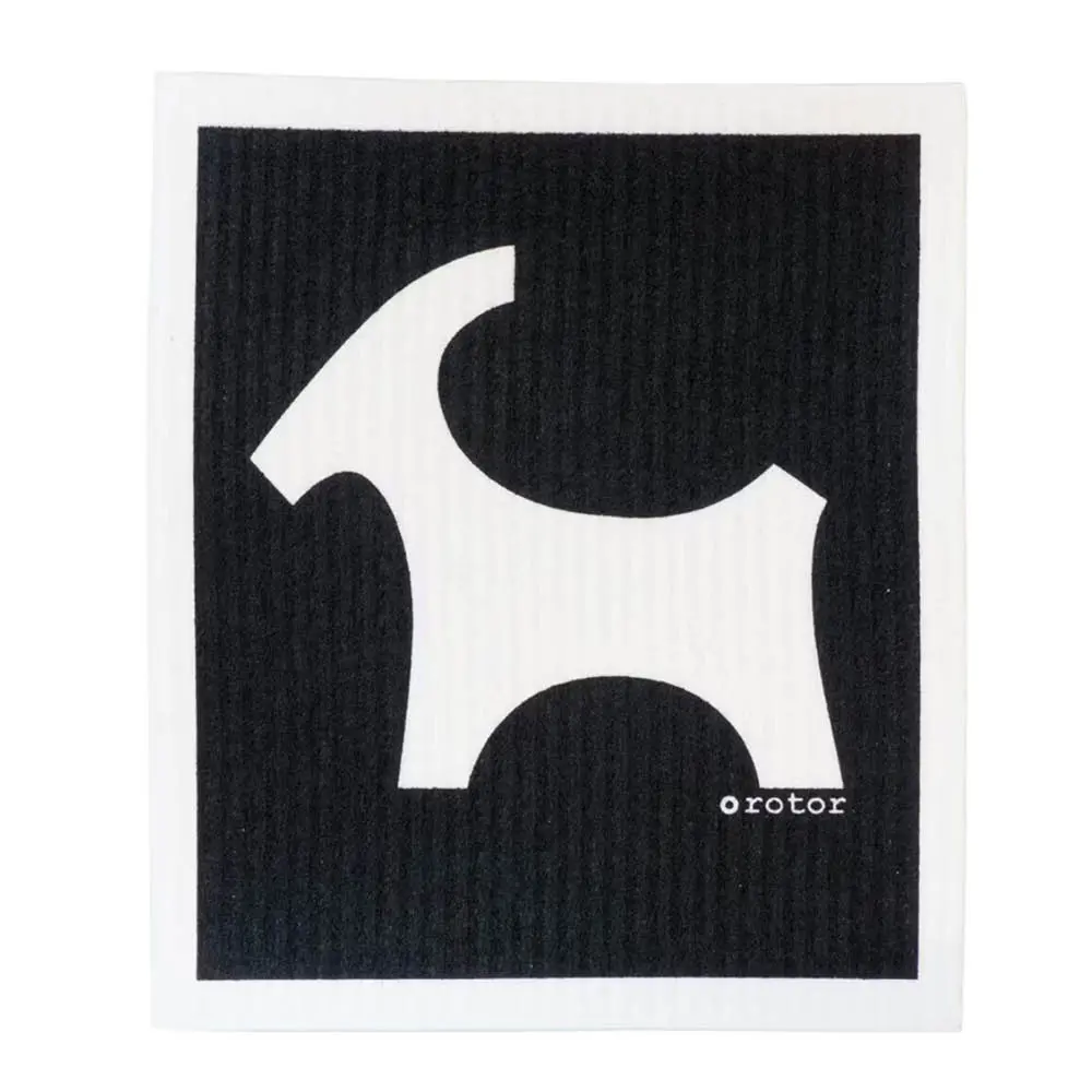 Tiskirätti 20x17cm Musta