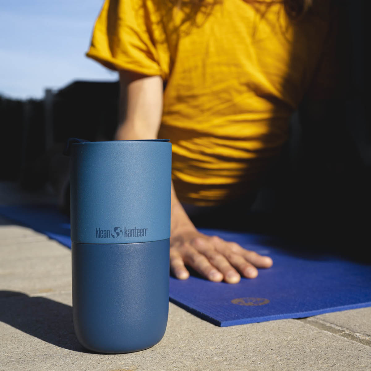 Klean Kanteen Rise Tumbler 47 cl med flipplokk stellar