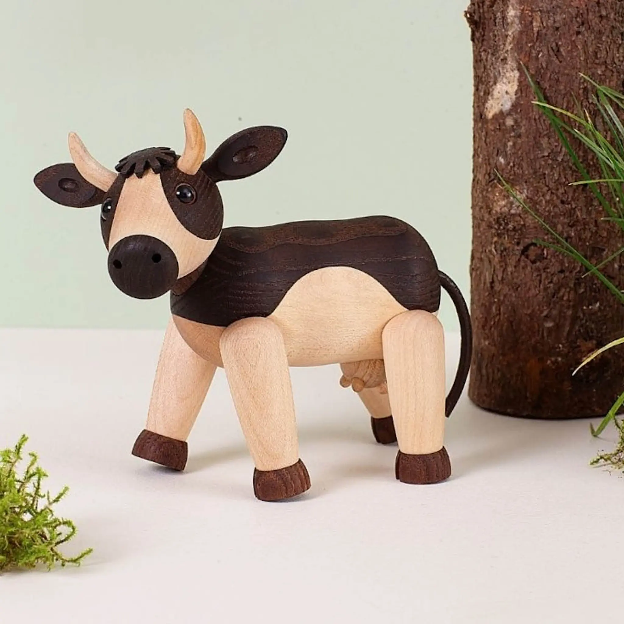 Spring Copenhagen Daisy Lehmä träddekoration 12,5 cm Vaahtera