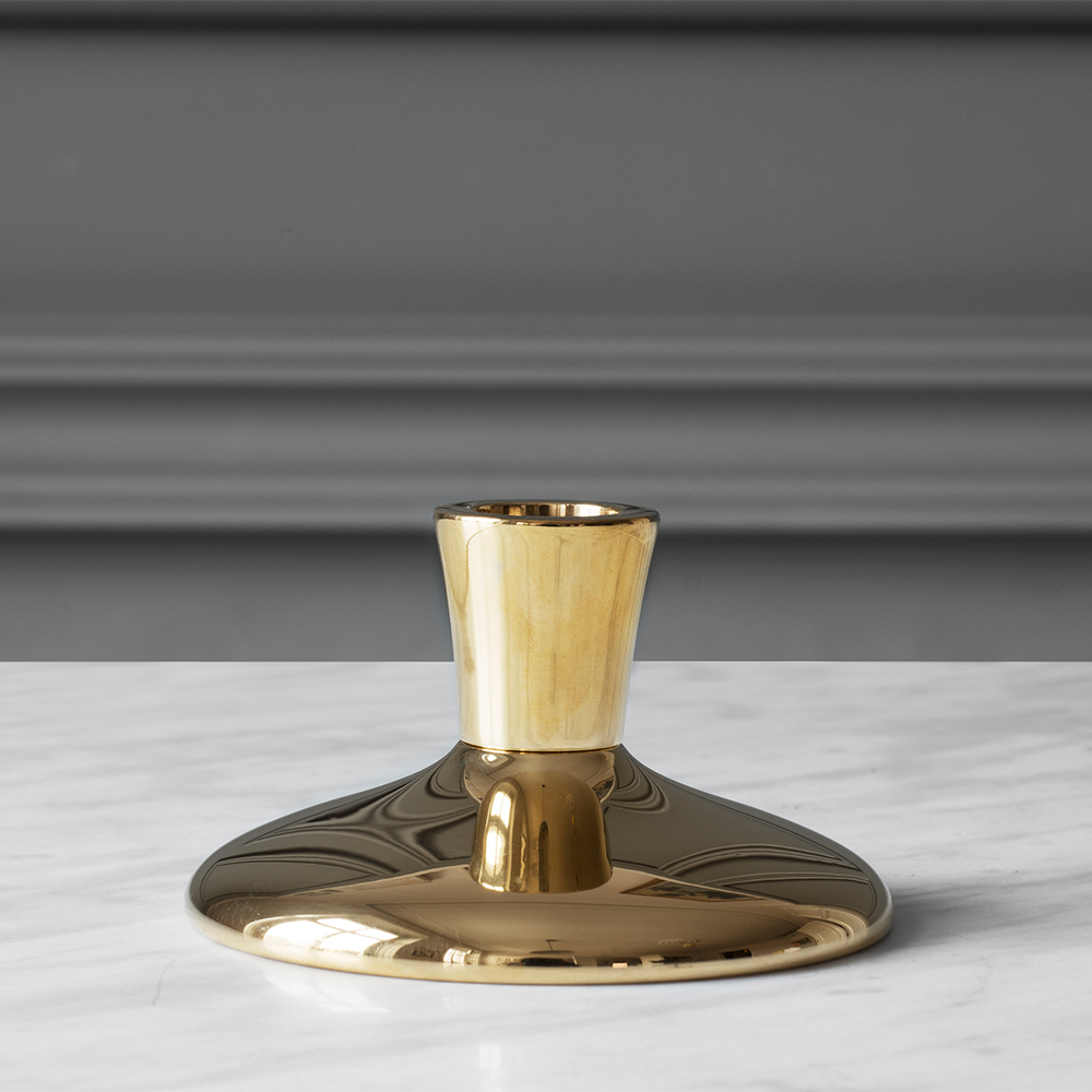 Skultuna Teaterljusstake 6 cm Mässing