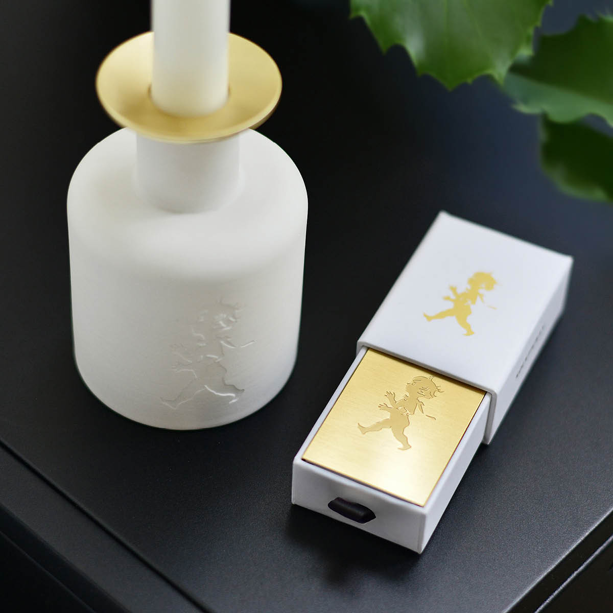 SOLSTICKAN Tulitikkurasia 5,6x,5x1,8 cm Messinki