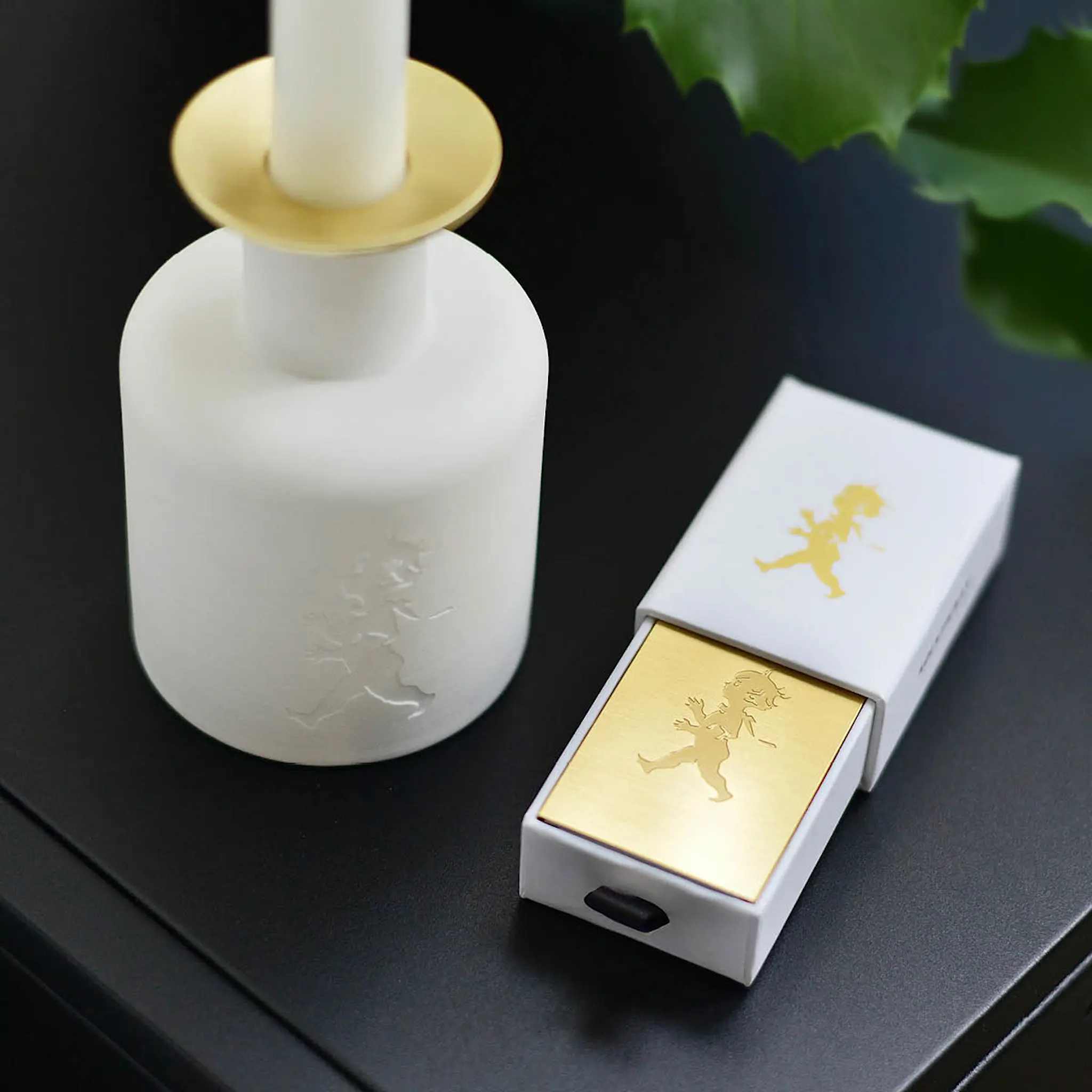 SOLSTICKAN Tulitikkurasia 5,6x,5x1,8 cm Messinki