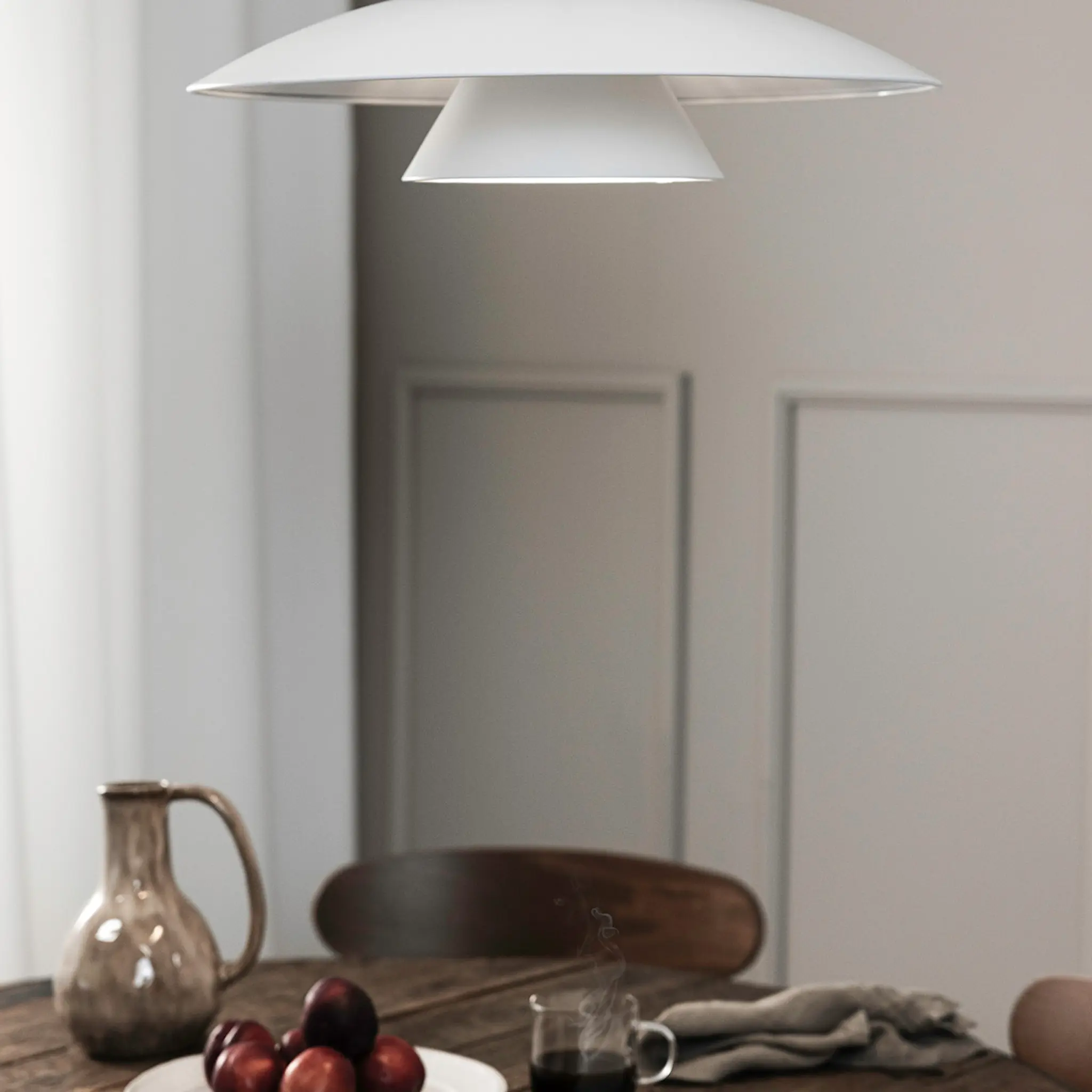 Markslöjd Millinge taklampa 50 cm vit matt