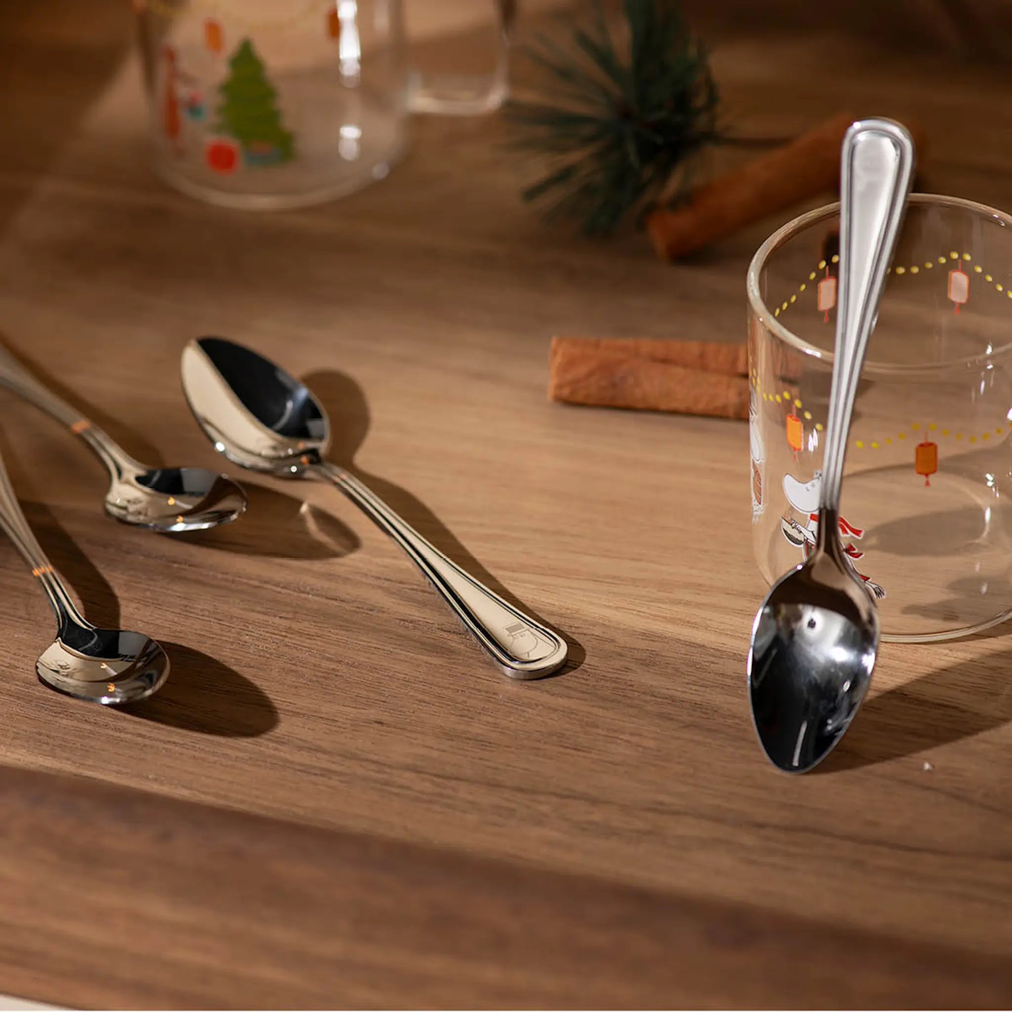 Stiernholm Mummi gløggskje 12 cm 4 stk stål