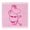 Mumin handduk 25x25 cm Snorkfröken rosa