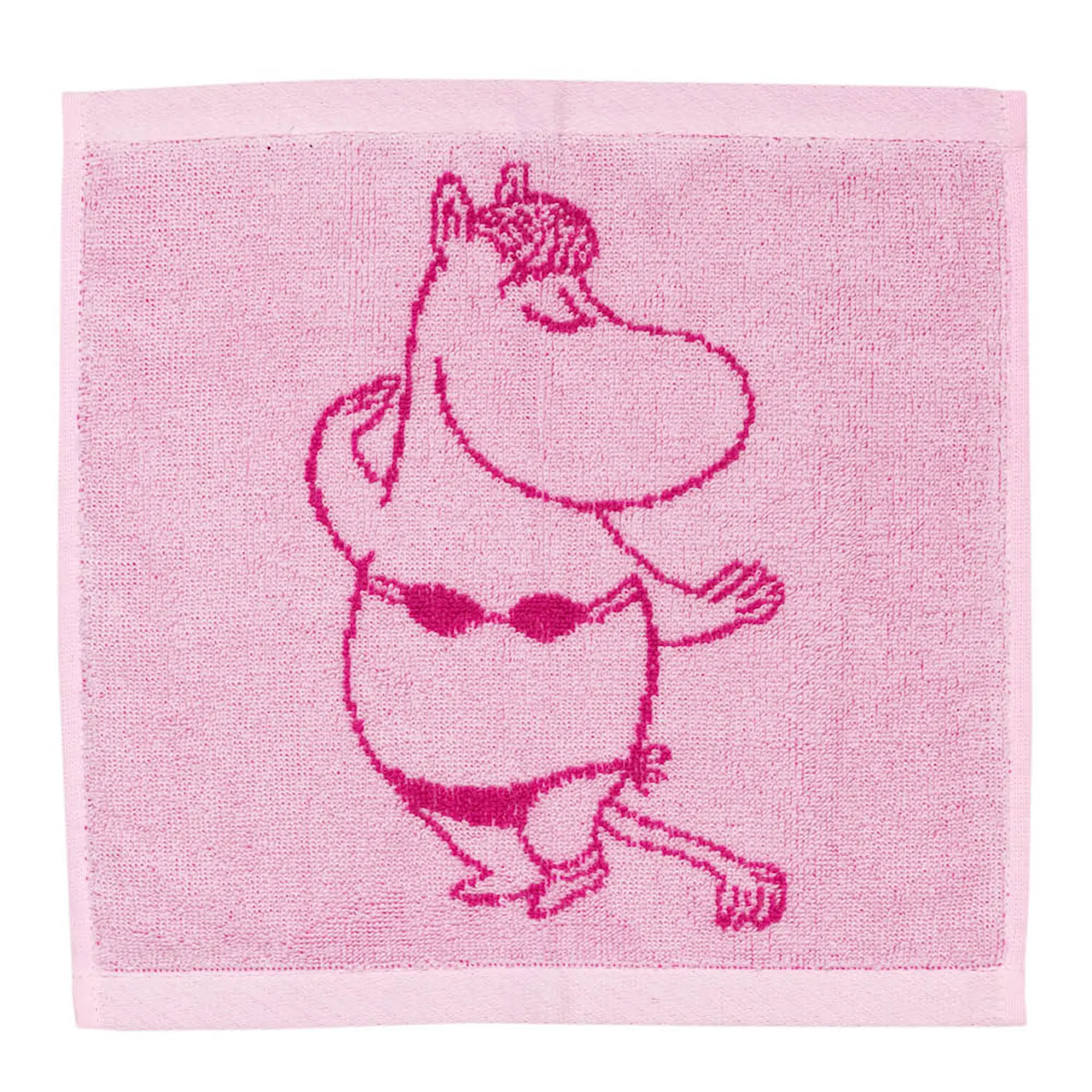 Moomin Arabia Mummi håndkle 25x25 cm Snorkfrøken rosa