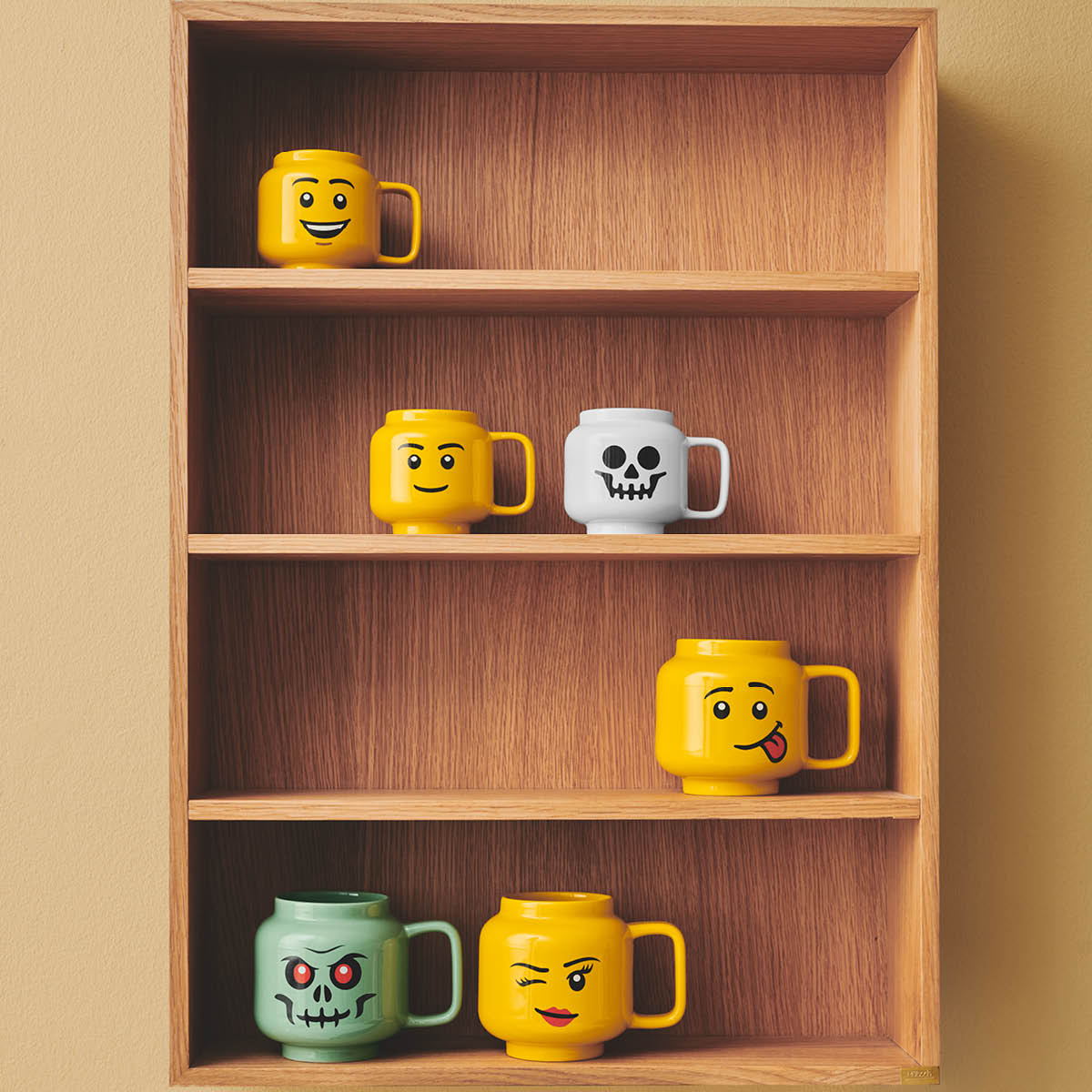 Lego Iconic krus liten glad gutt 25,5 cl gul