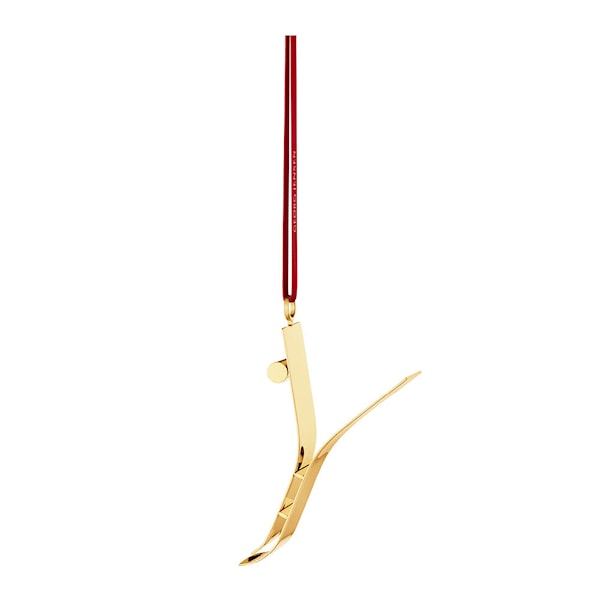 Ornament prydnadsbokstav Y guld