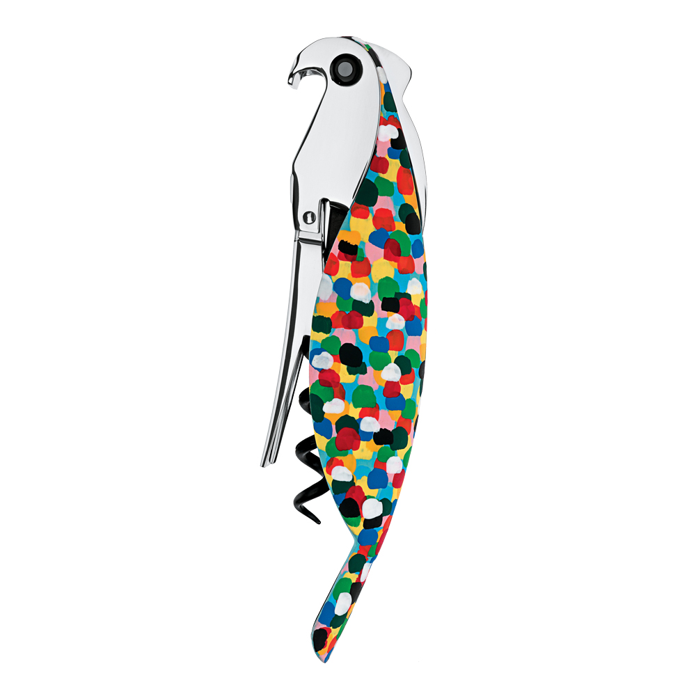 Alessi Parrot korkskruv 13 cm färgglad