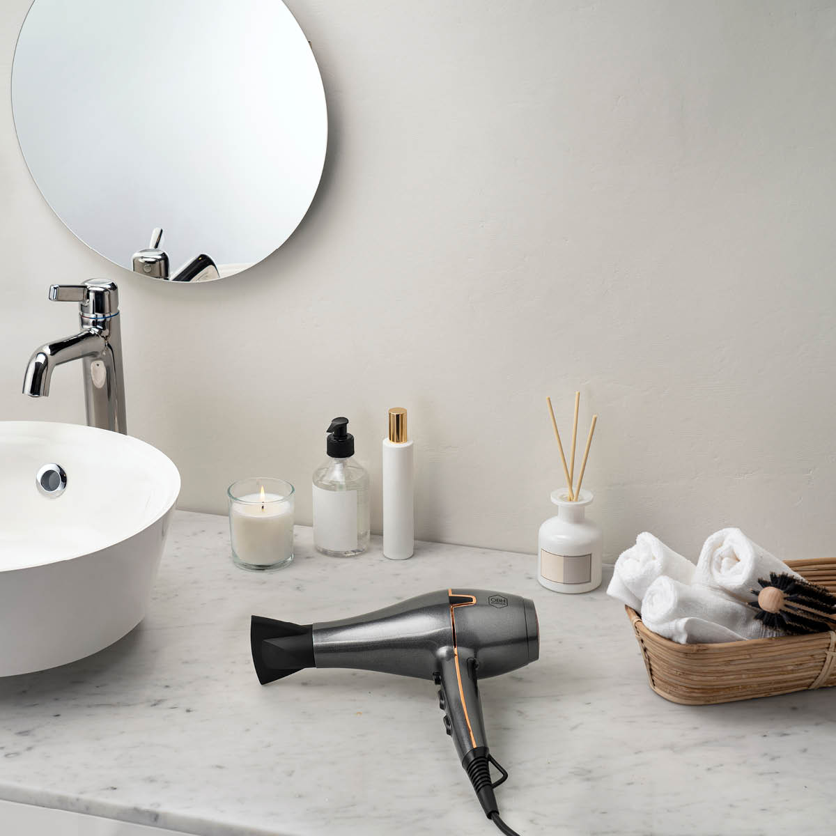 OBH Nordica Artist Keratin Care hårfön 2300 W grå