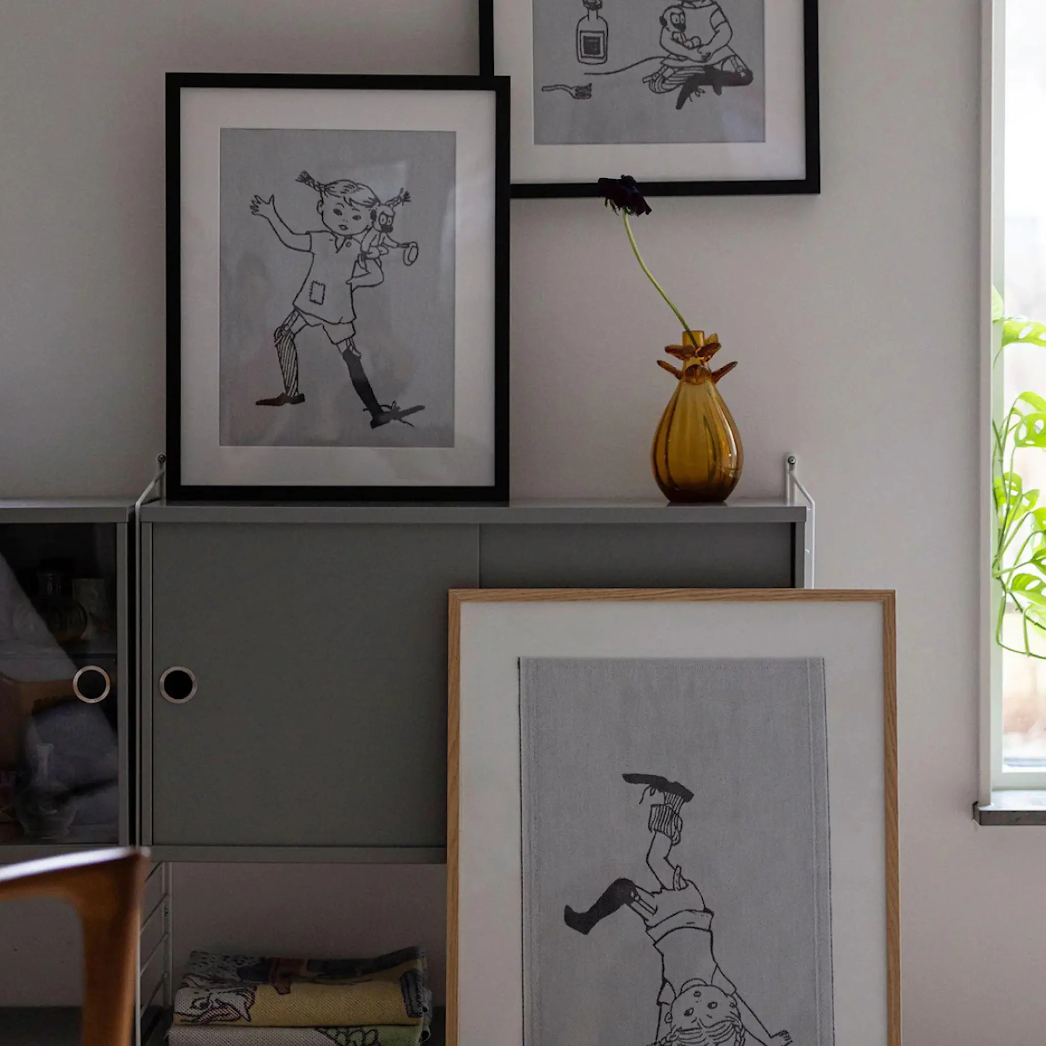 Ekelund Pippi kökshandduk 35x50 cm Pippilotta