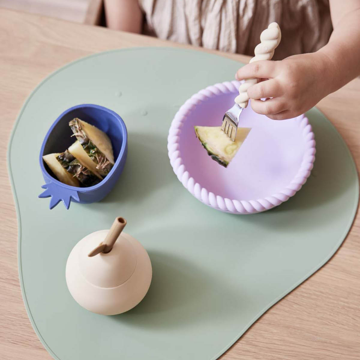 OYOY Mellow barnbestick 3 delar Lavender/Vanilla/Cherry Red