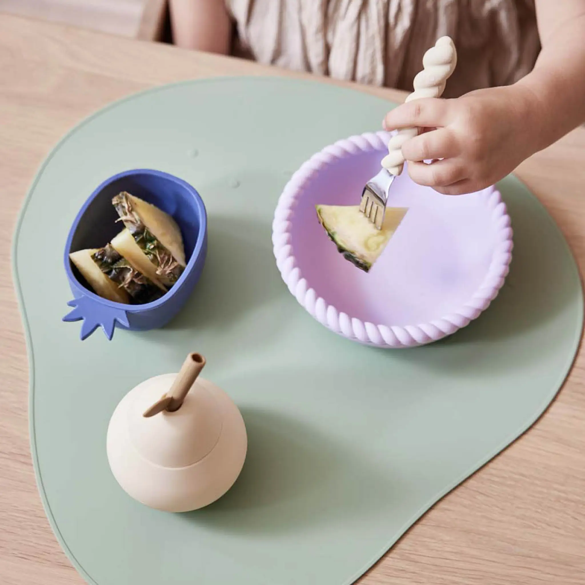 OYOY Mellow barnbestick 3 delar Lavender/Vanilla/Cherry Red