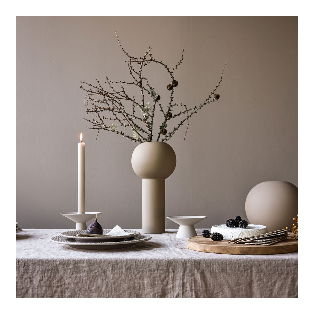 Cooee Uma lysestake 14x9,5 cm sand