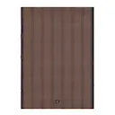 Randig löpare i bomull 150x50 cm brun/svart