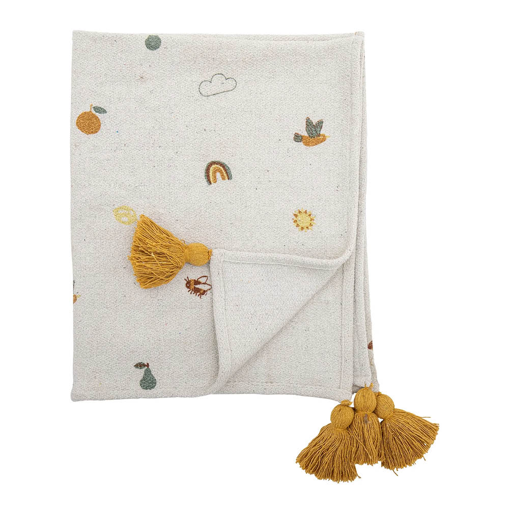 Bloomingville MINI - Mini Agnes Viltti 100x80 cm Monivärinen