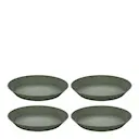 Connect tallrik 24 cm 4-pack mörkgrå