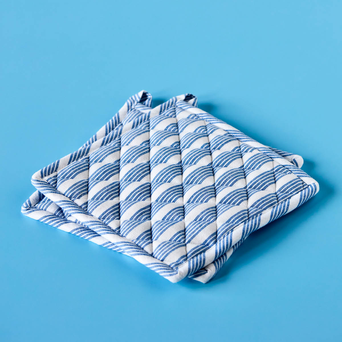 Nicolas Vahé Chef gryteklut 22,5x22,5 cm 2 stk blå/hvit