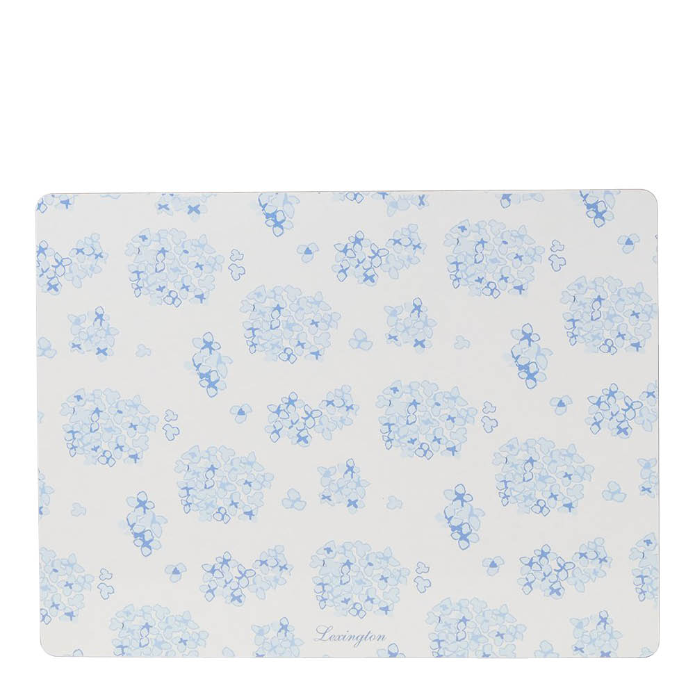 Lexington Bordstablett dubbelsidig 30x40 cm 2-pack vit/blå