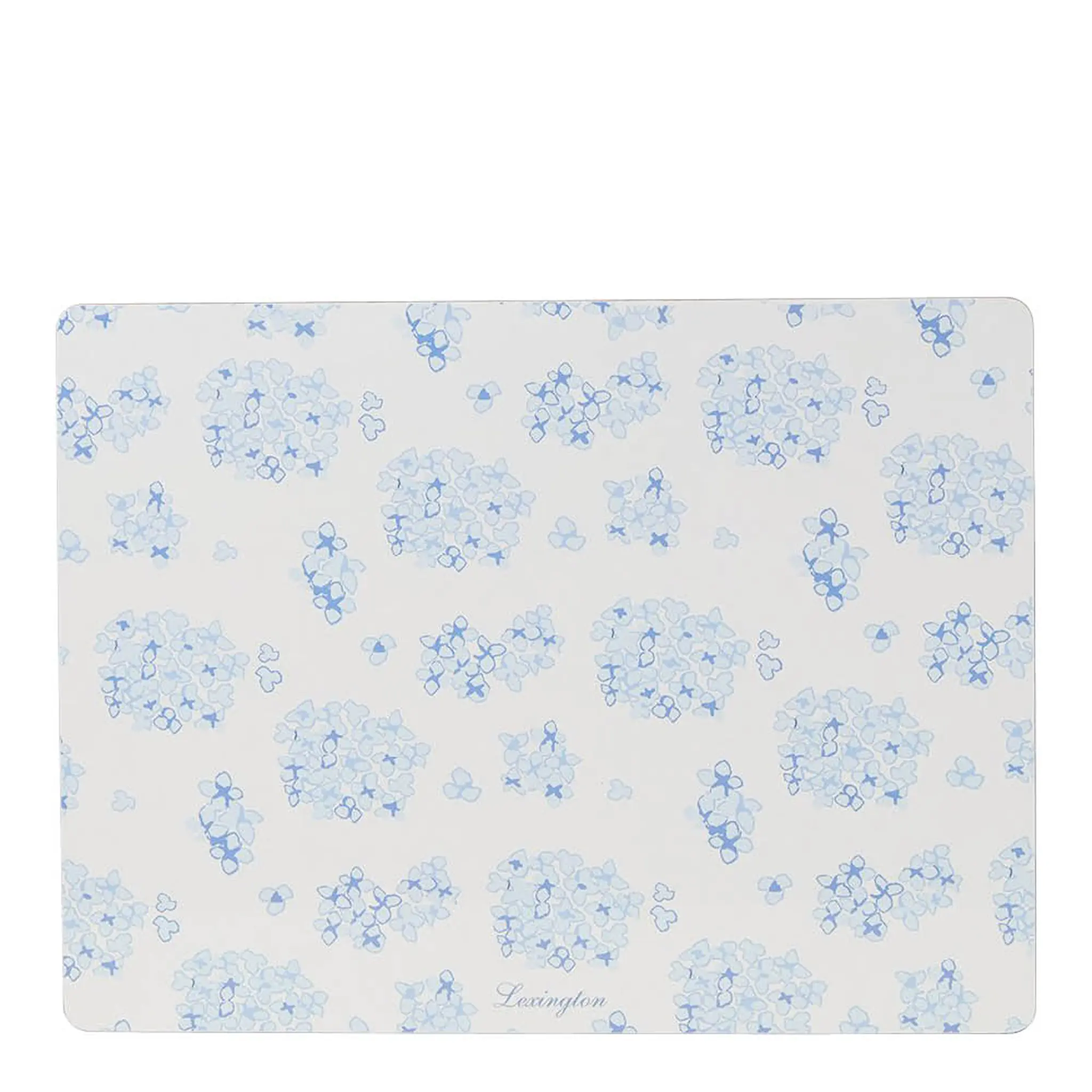 Lexington Bordstablett dubbelsidig 30x40 cm 2-pack vit/blå