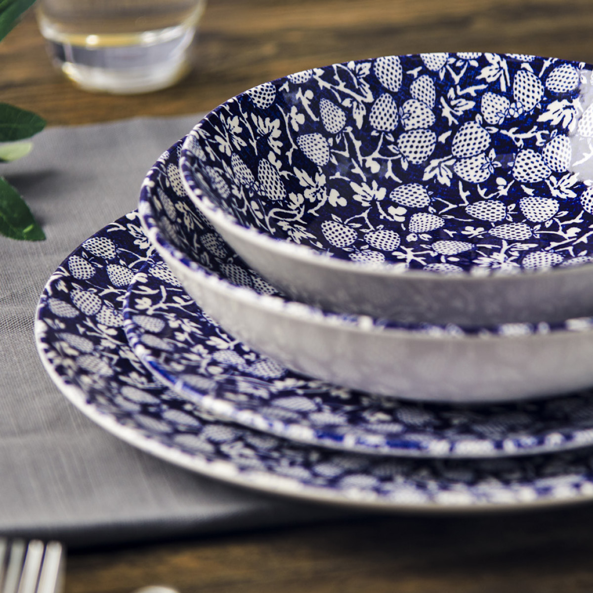 Wade Eton tallrik 22,75 cm blå