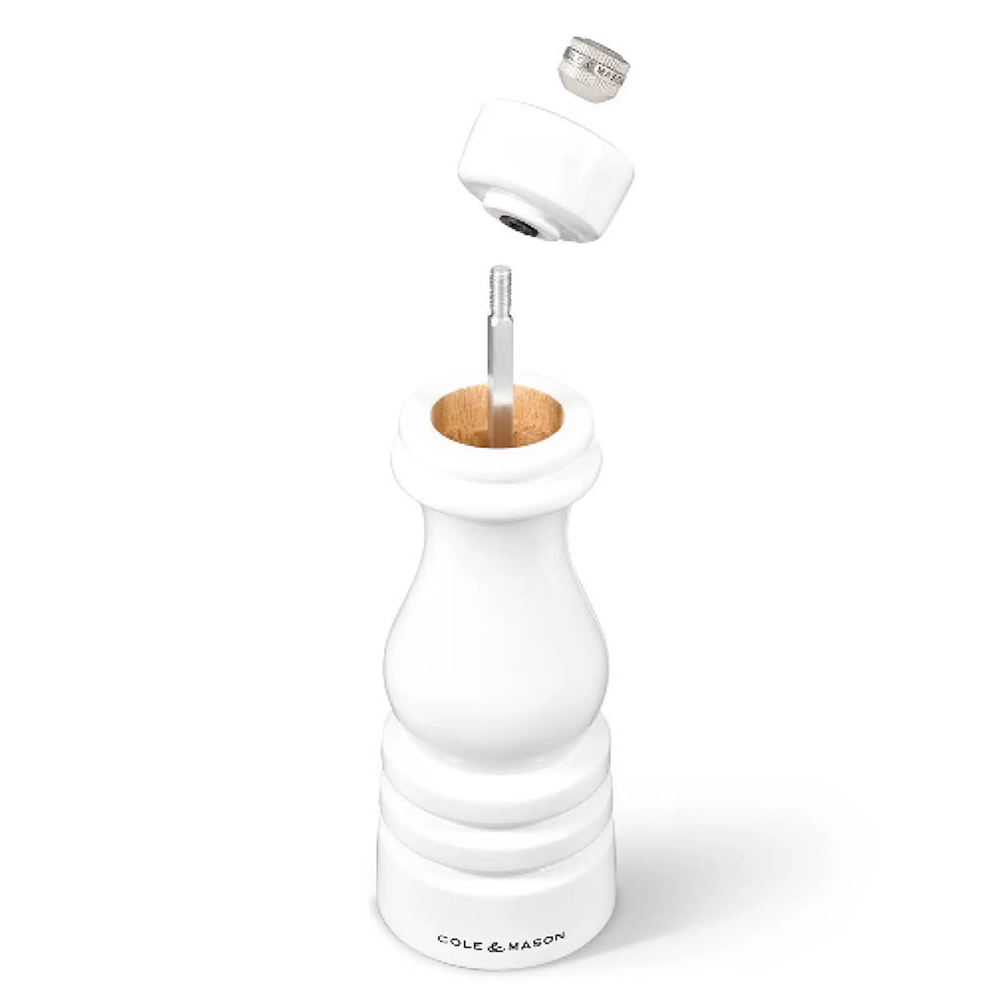 Cole & Mason London pepperkvern 18 cm hvit