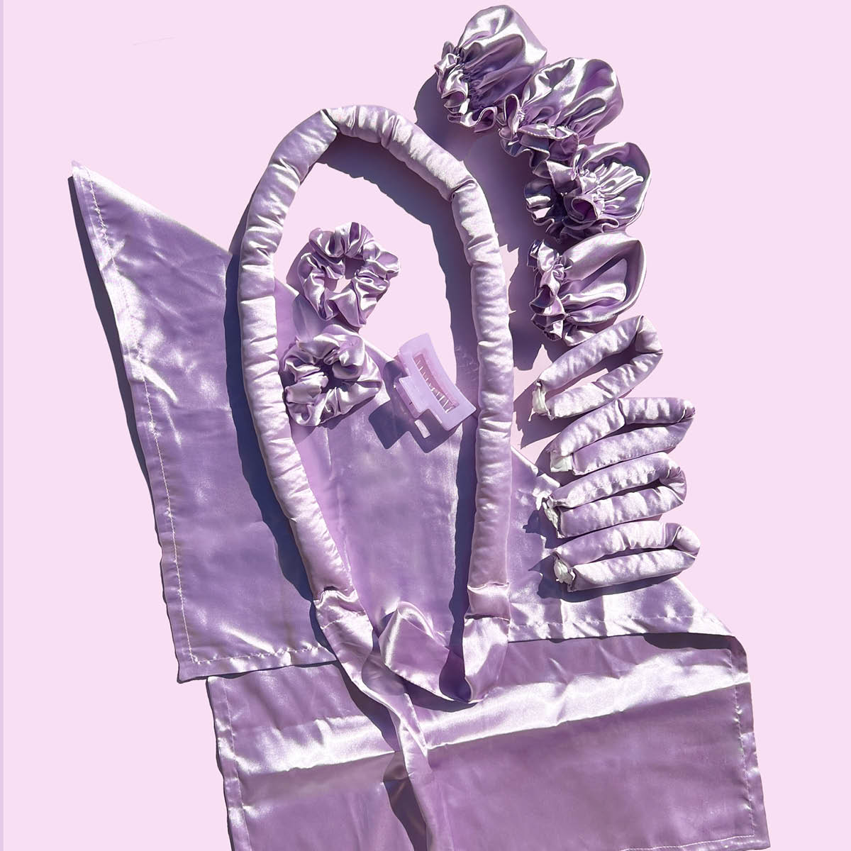 Mermade Heatless Curls Kit 16 mm rosa