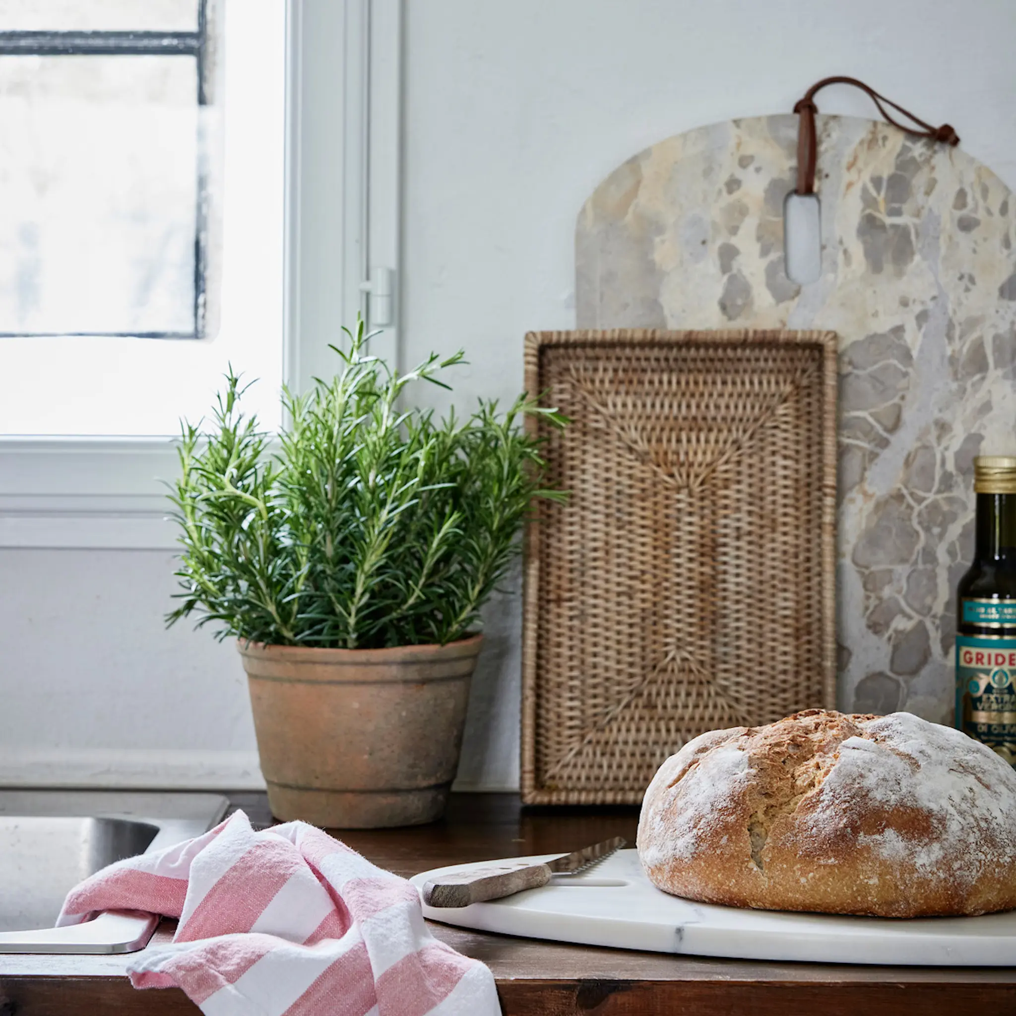 Lene Bjerre Norah serveringsbricka 30,5x20 cm natur