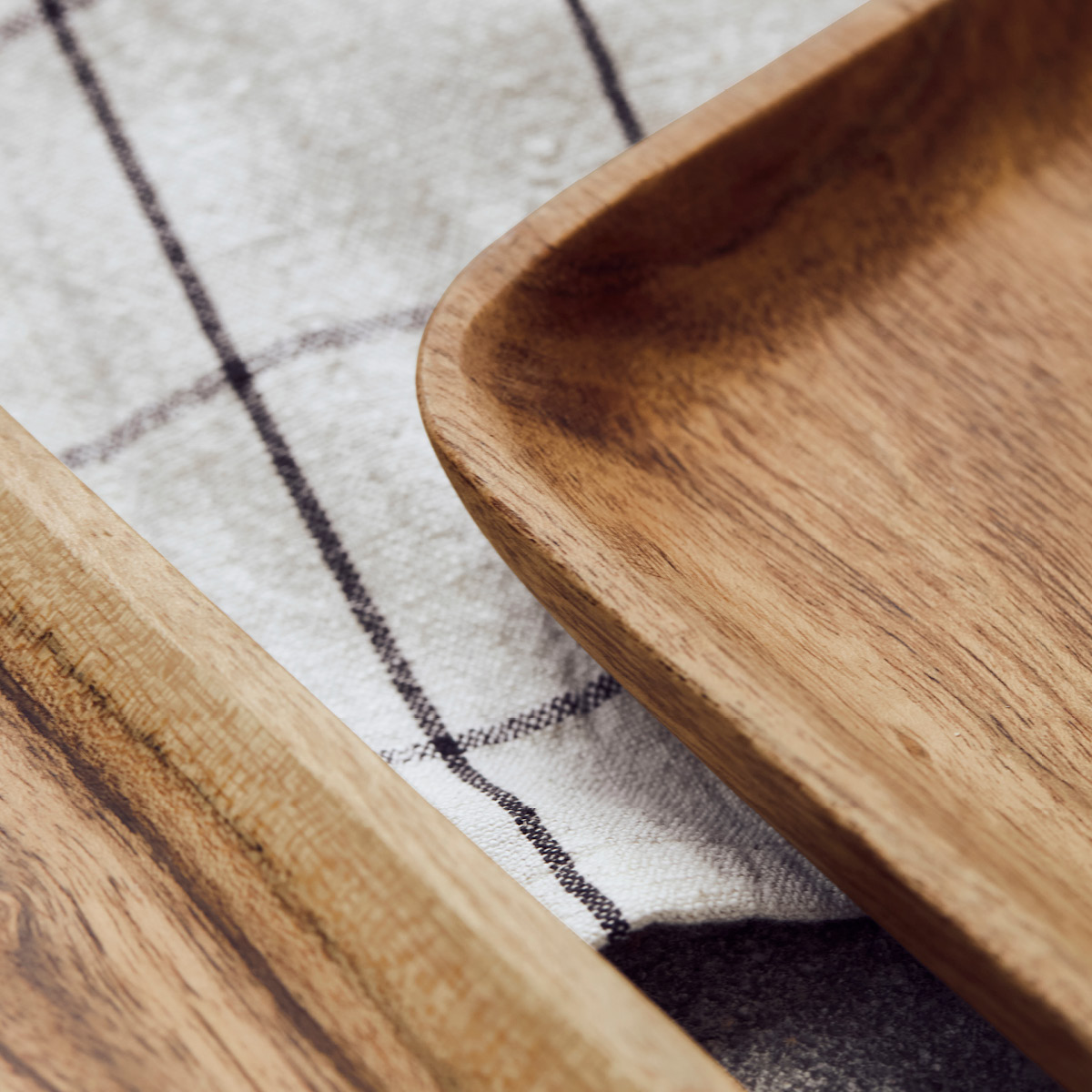 House Doctor Wood brett 33x18/43x23 cm 2 stk akasie