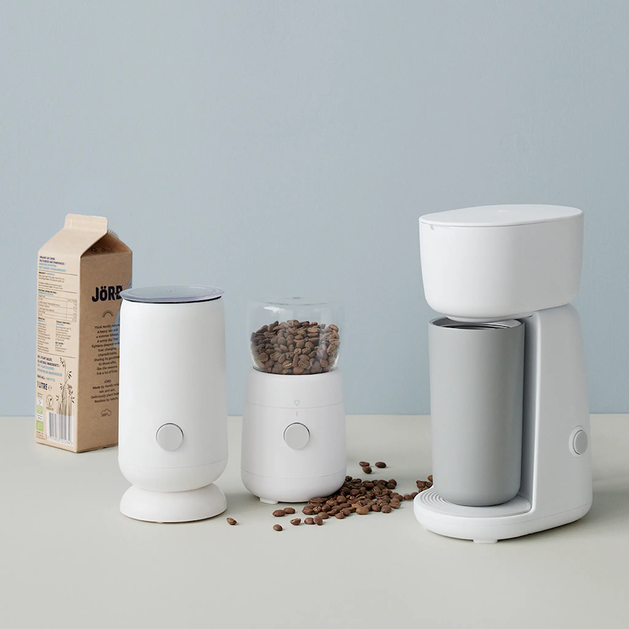 RIG-TIG FOODIE elektrisk melkeskummer hvit hover