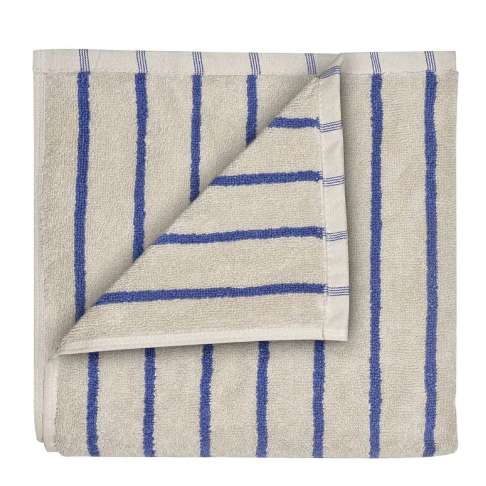 Blomus - Arto Pyyhe 100x50 cm Beige/Sininen