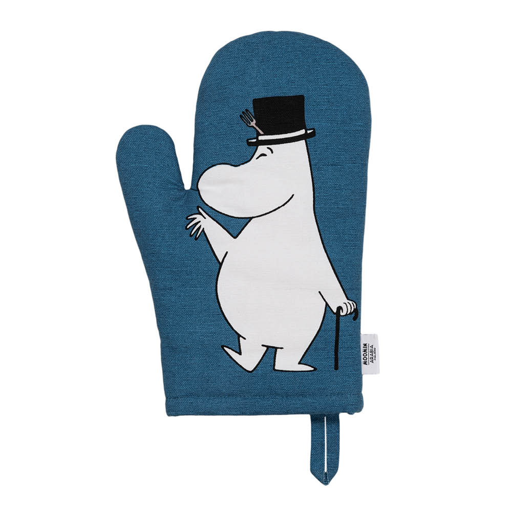 Moomin Arabia Muumi Patakinnas 14x28 cm Muumipappa Sininen