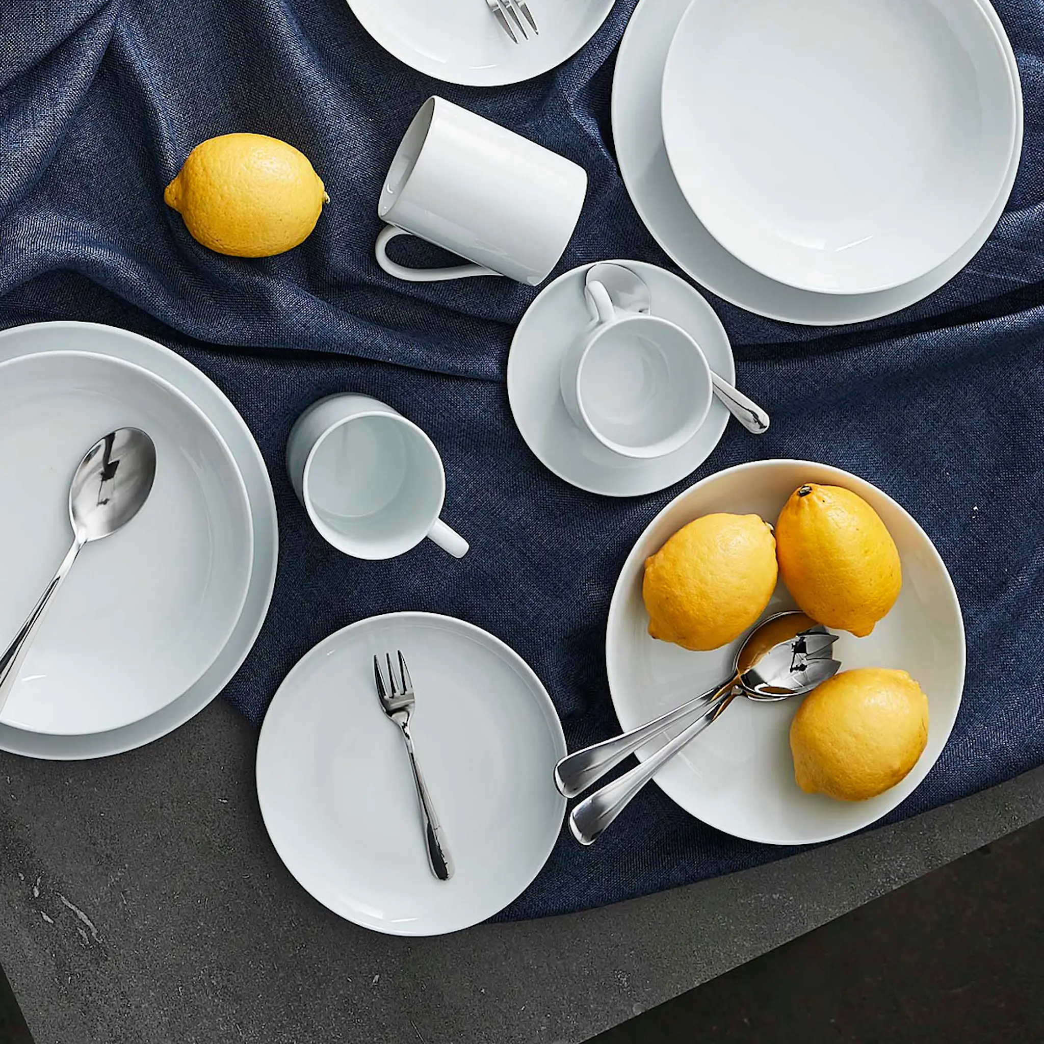 Aida Atelier salladsset 2 delar polerad