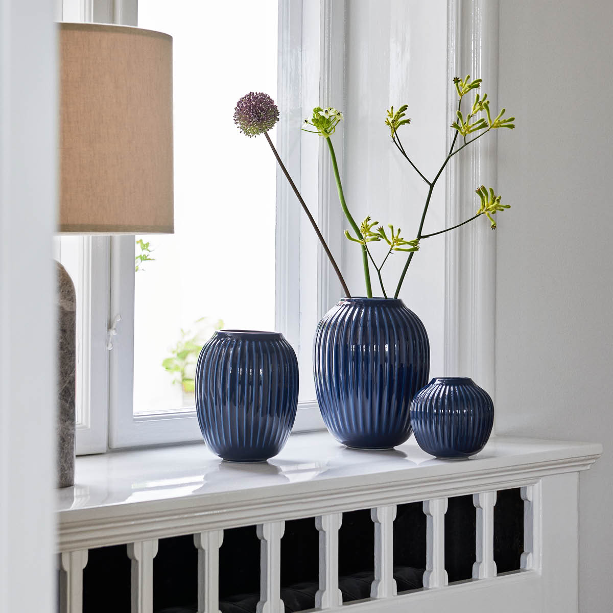 Kähler Hammershøi Vas 25 cm Indigo