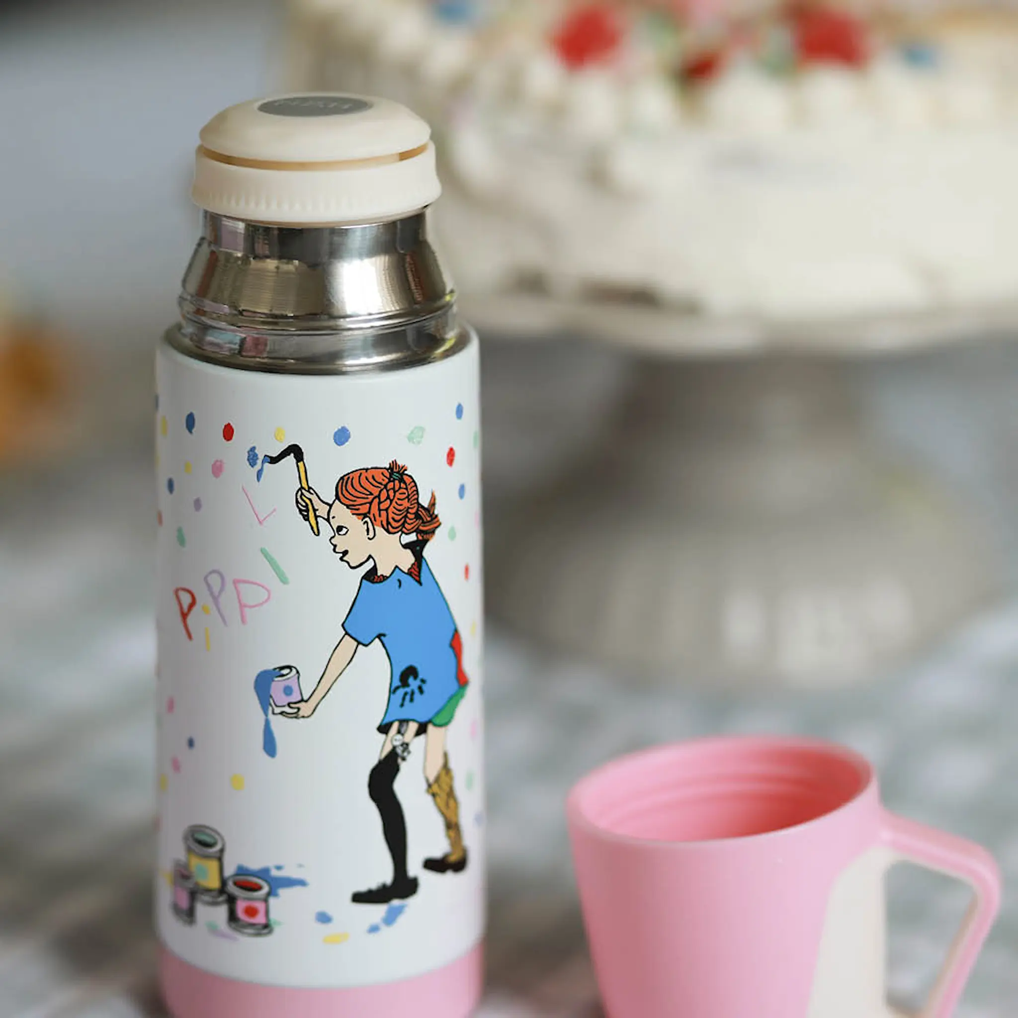 Rätt Start Pippi termos 0,35 L Födelsedag
