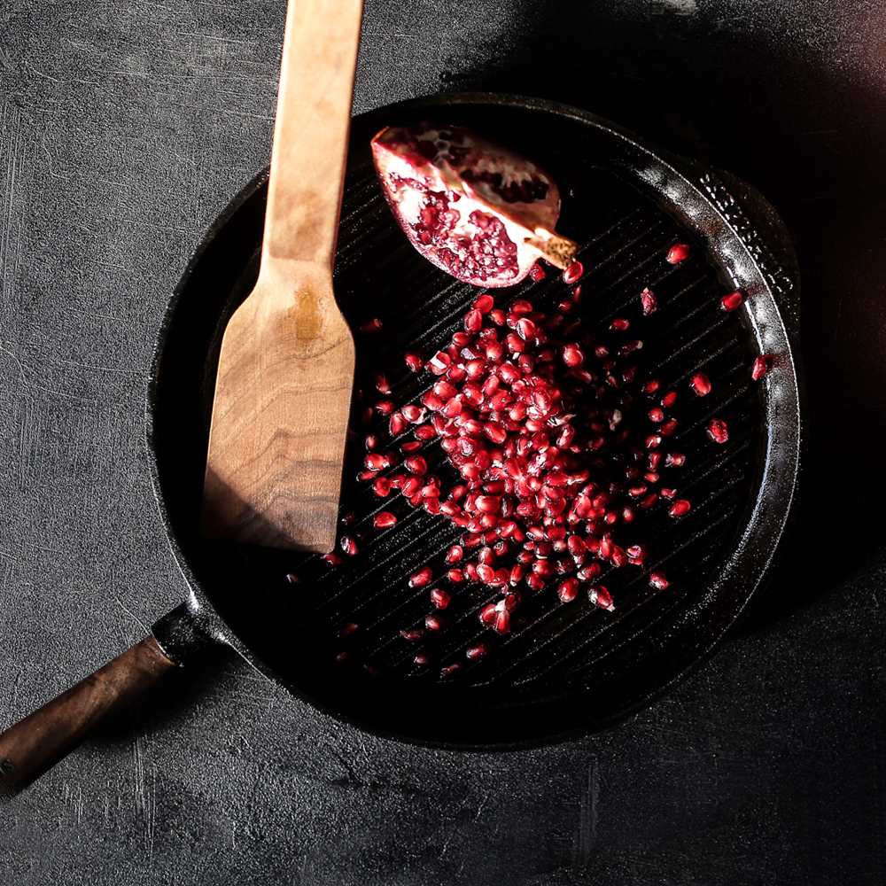 Skeppshult Traditional grillpanne med trehåndtak 25 cm