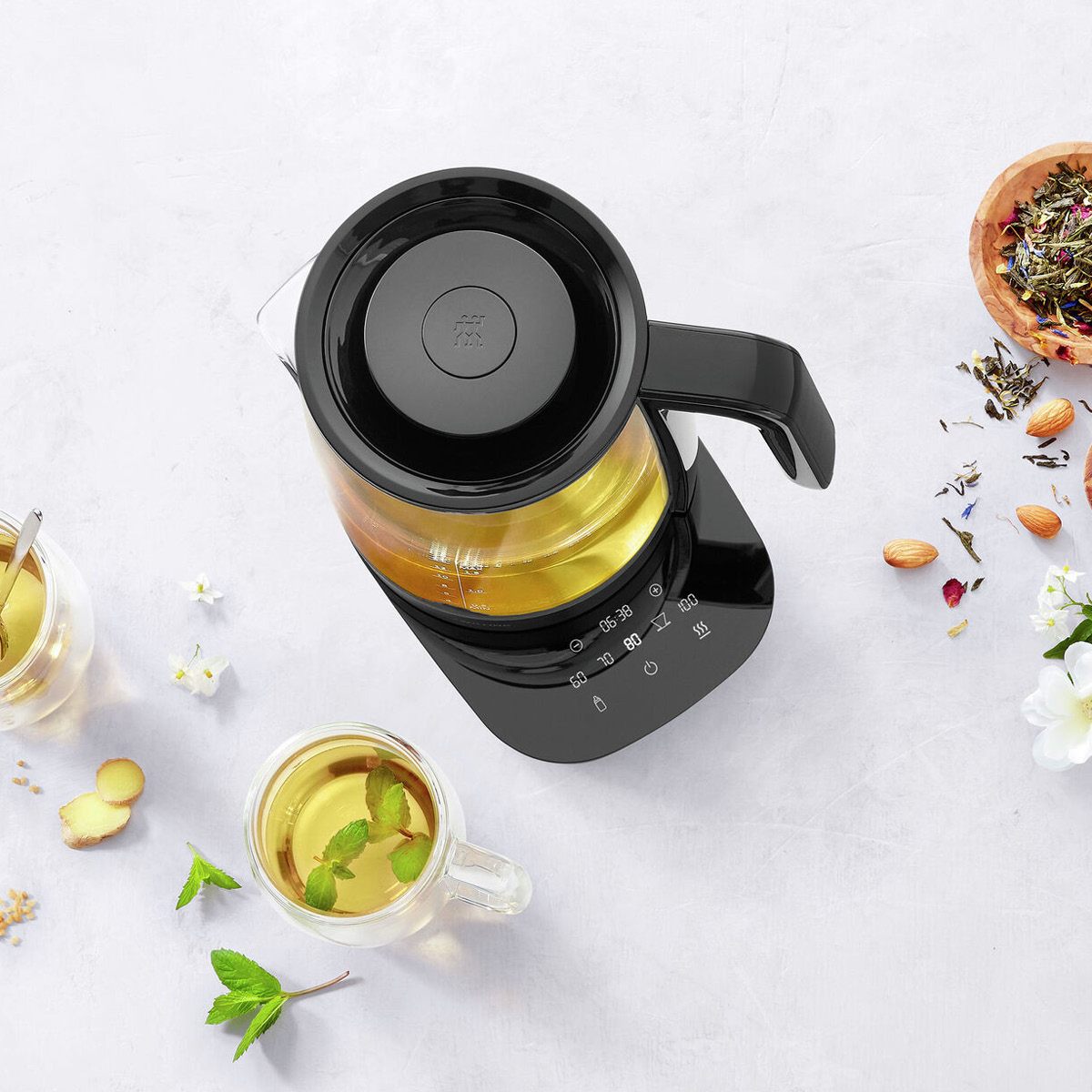 Zwilling Enfinigy Vattenkokare Glaskanna Svart