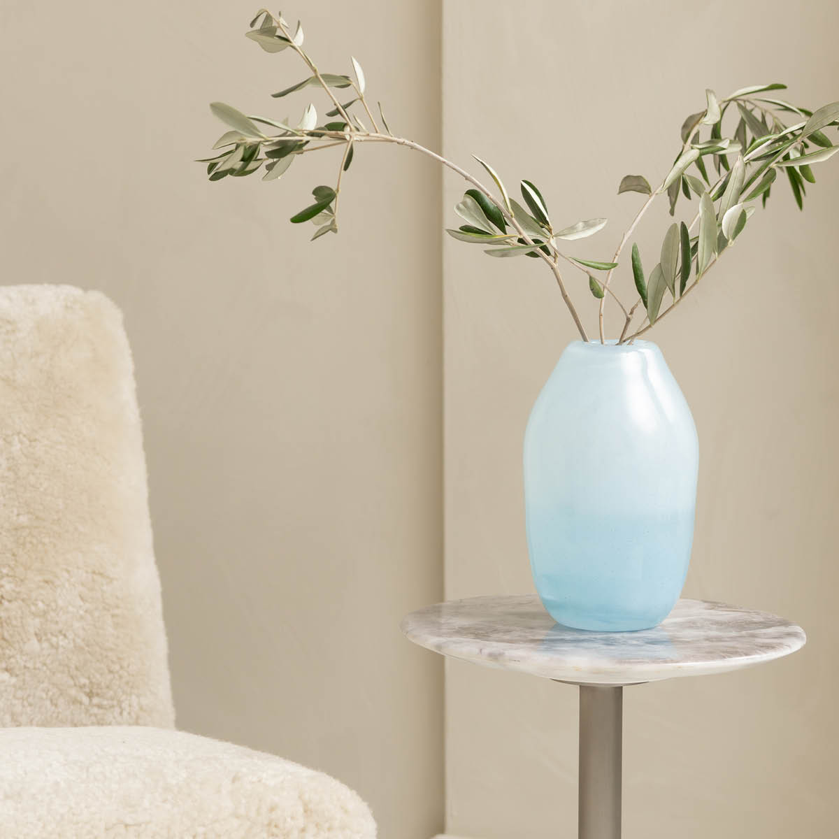 Magnor Lumo vase 21 cm blå