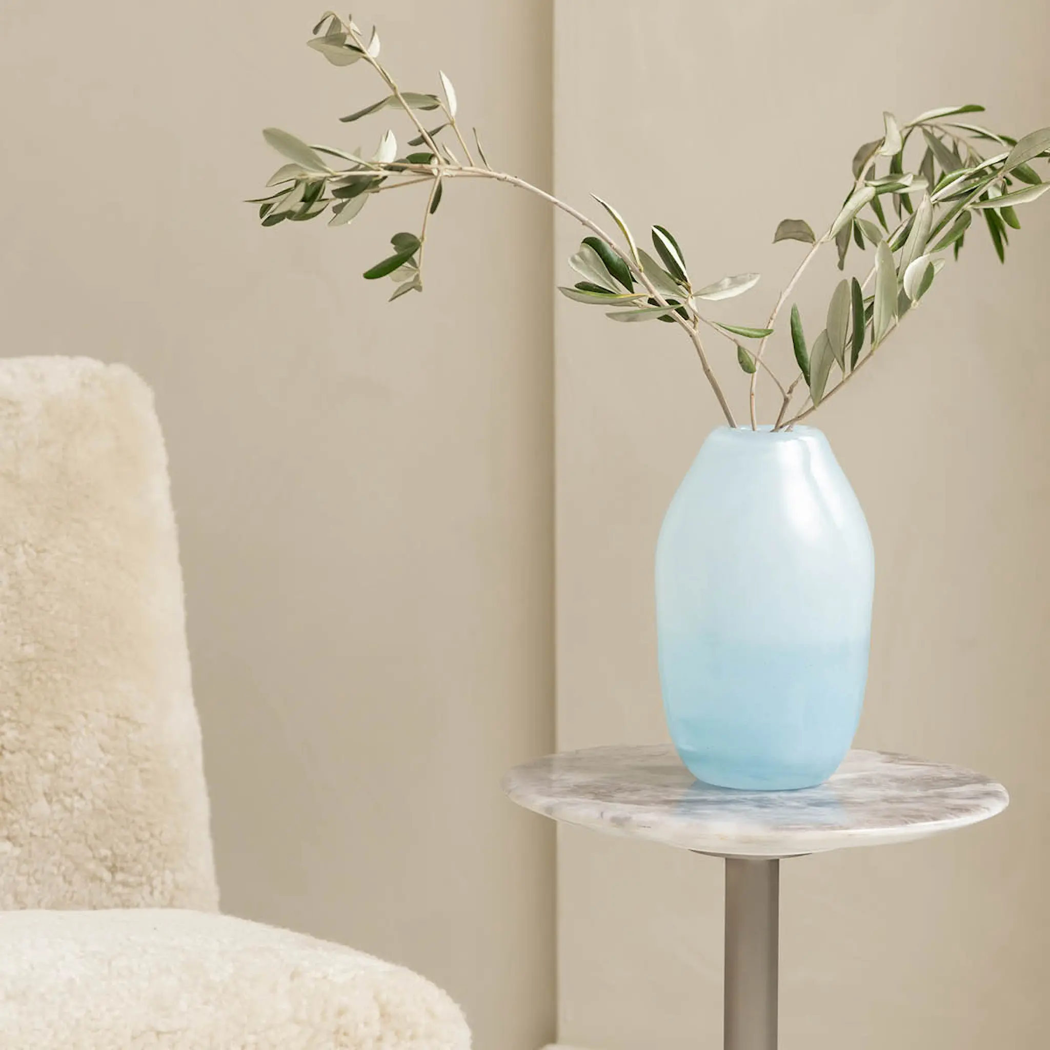 Magnor Lumo vase 21 cm blå