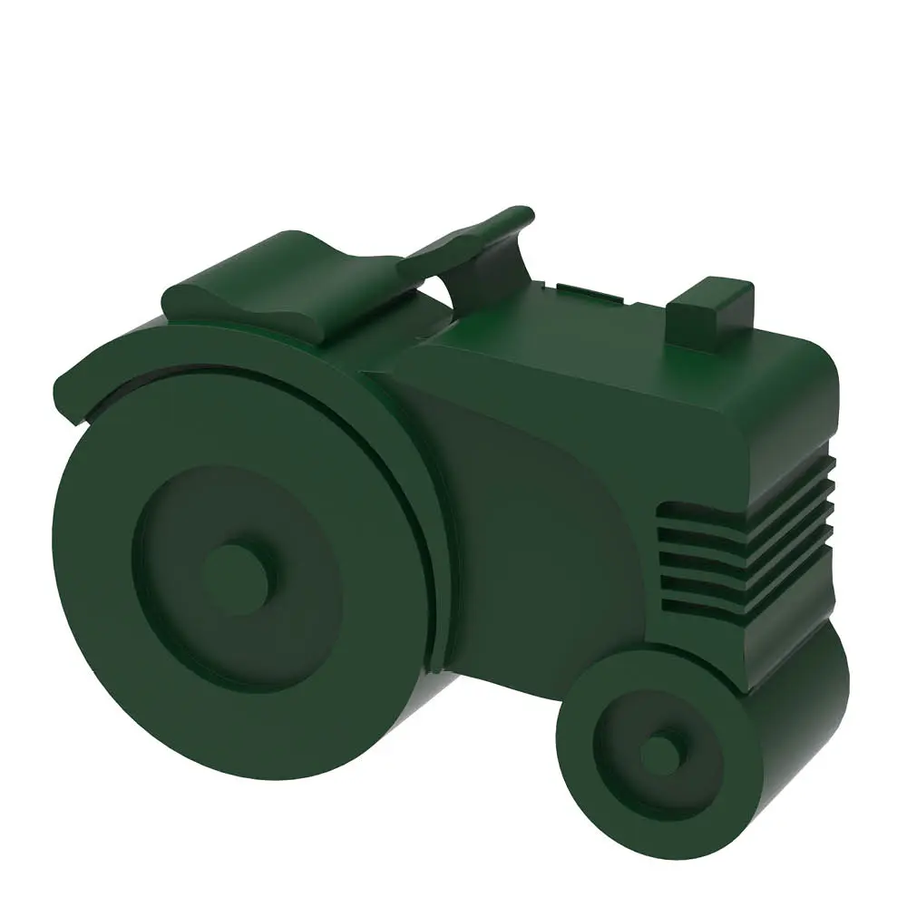 Eväsrasia Traktori 6x20x15 cm Tummanvihreä