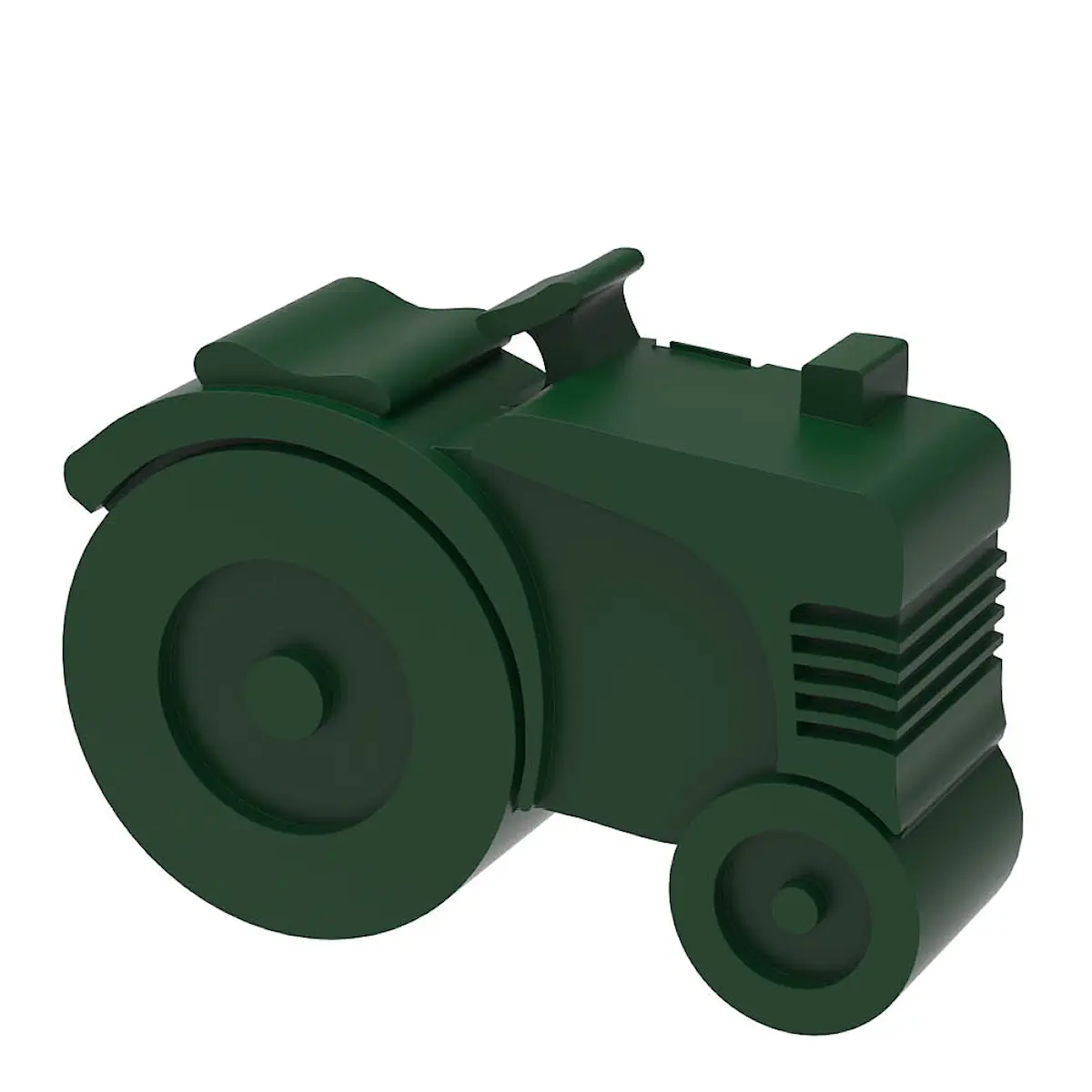 Blafre Traktor matlåda i plast två fack 14x11 cm