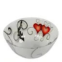 Crystal Ink Skål Heart 21 cm