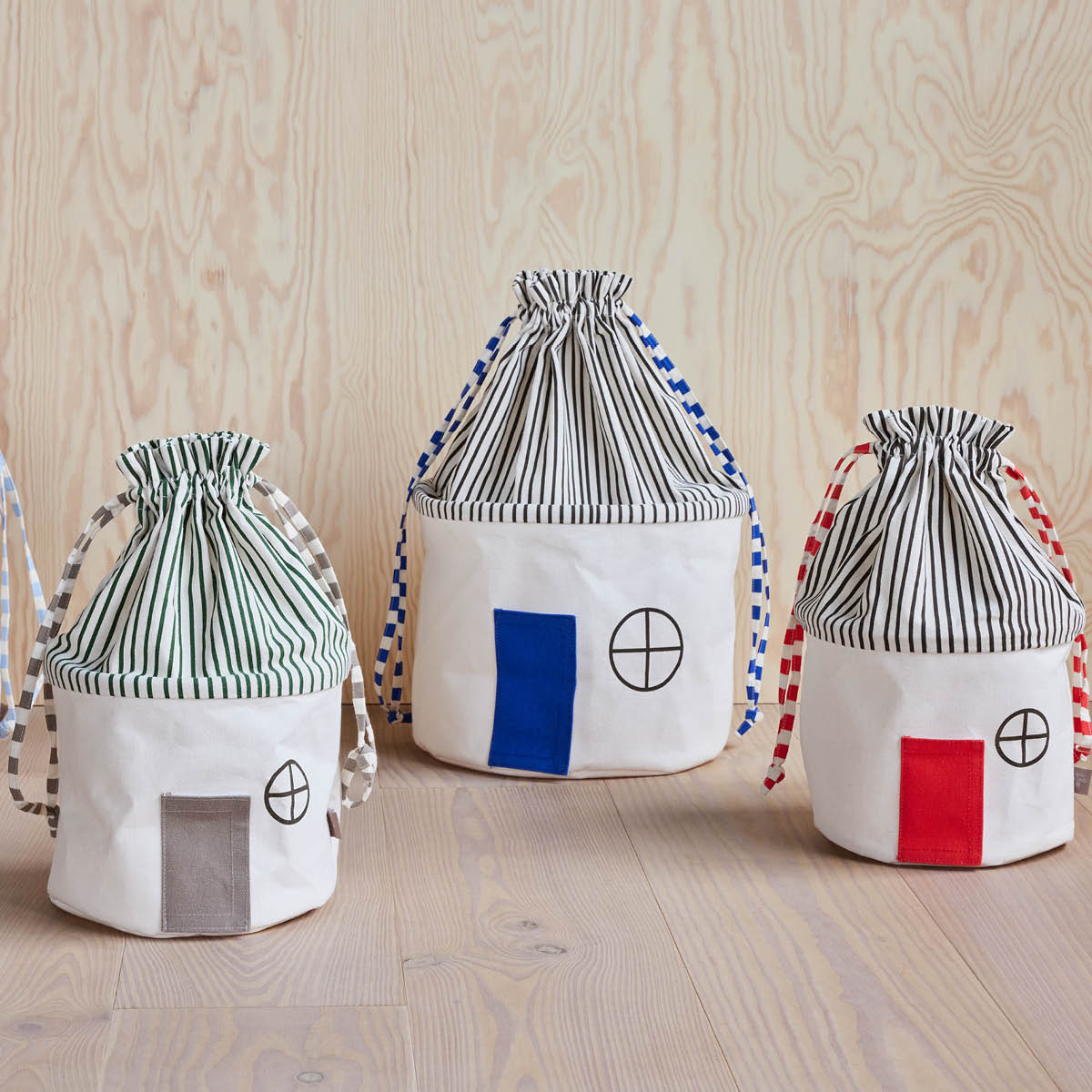 OYOY Koya förvaringskorg 26x40 cm Cherry Red