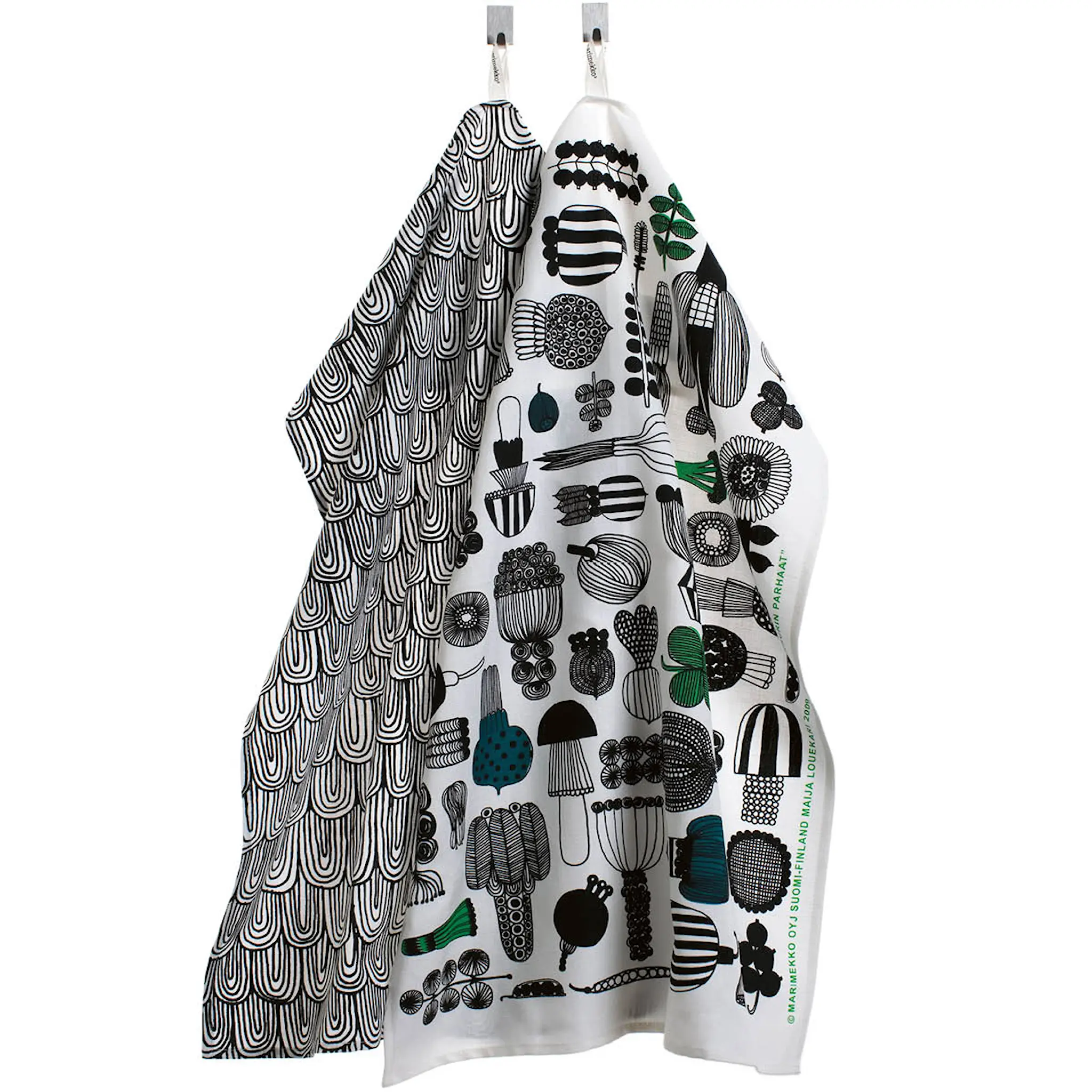 Marimekko Puutarhurin Parhaat keittiöpyyhesetti 47x70 cm 2 kpl