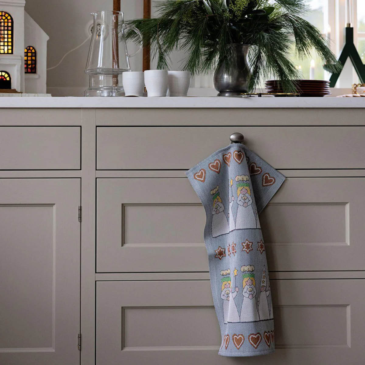 Ekelund Luciamorgon kökshandduk 35x50 cm