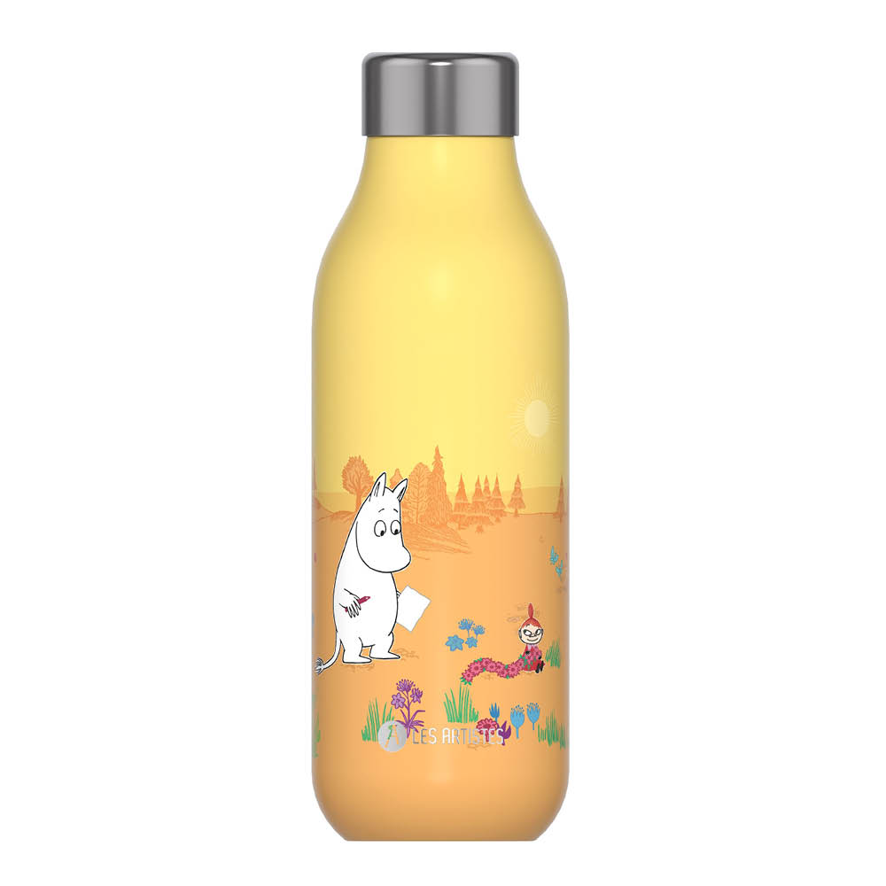 Les Artistes - Bottle Up Moomin Termospullo 0,5 L Moomin and flowers