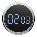 Magnetisk timer 9 cm stål
