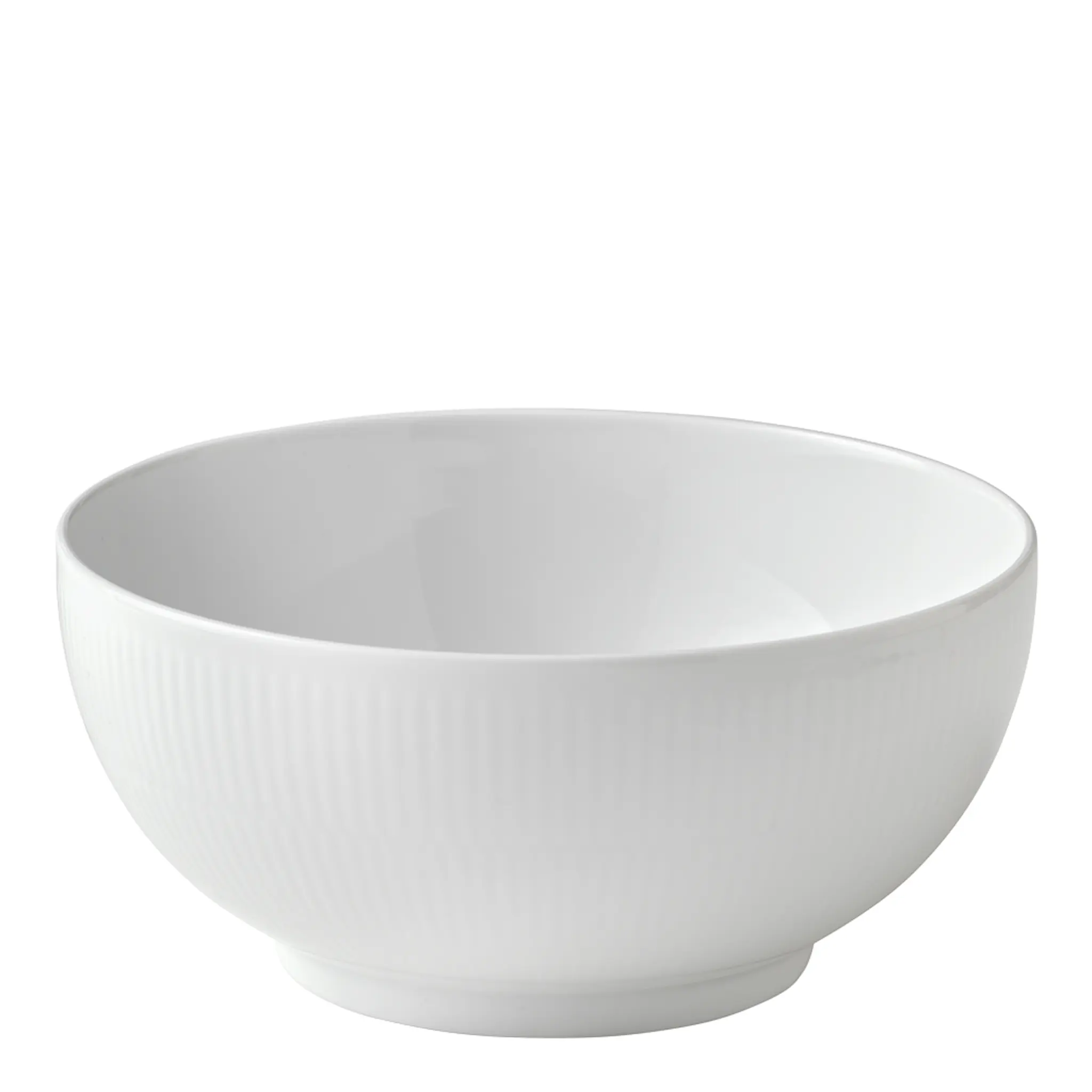 Royal Copenhagen White Fluted Skål 1,8 L 21 cm