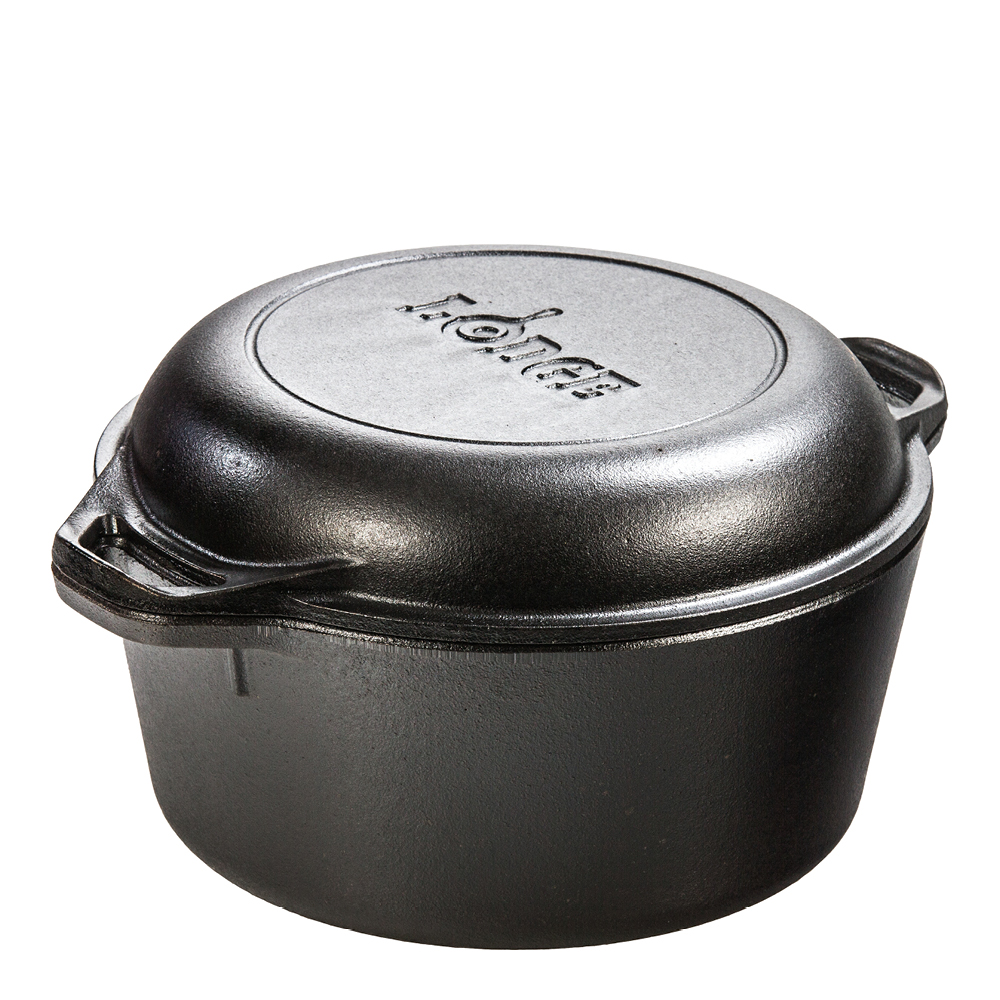 Lodge - Classic Collection 2-in-1 valurautapata ja -paistinpannu 4,7 l / 26 cm