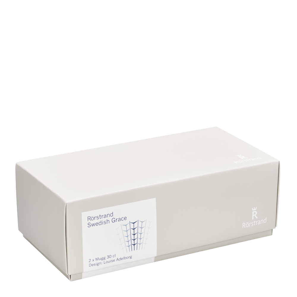Rörstrand Swedish Grace krus 30 cl snø 2 stk